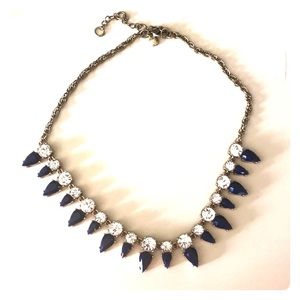 Navy JCrew Statement Necklace